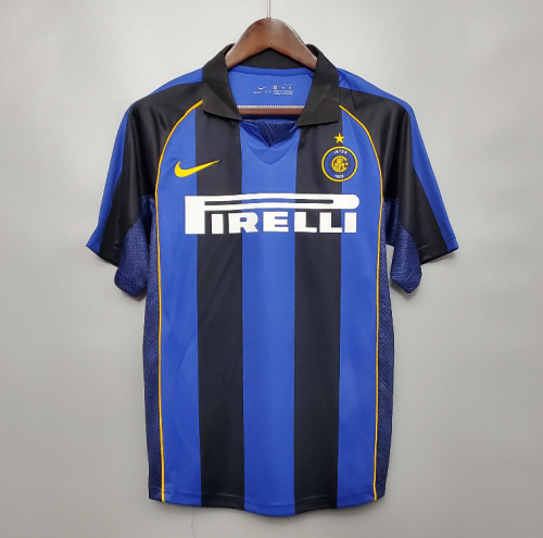 Retro Jersey  2001-2002 Inter Milan Home Soccer Jersey