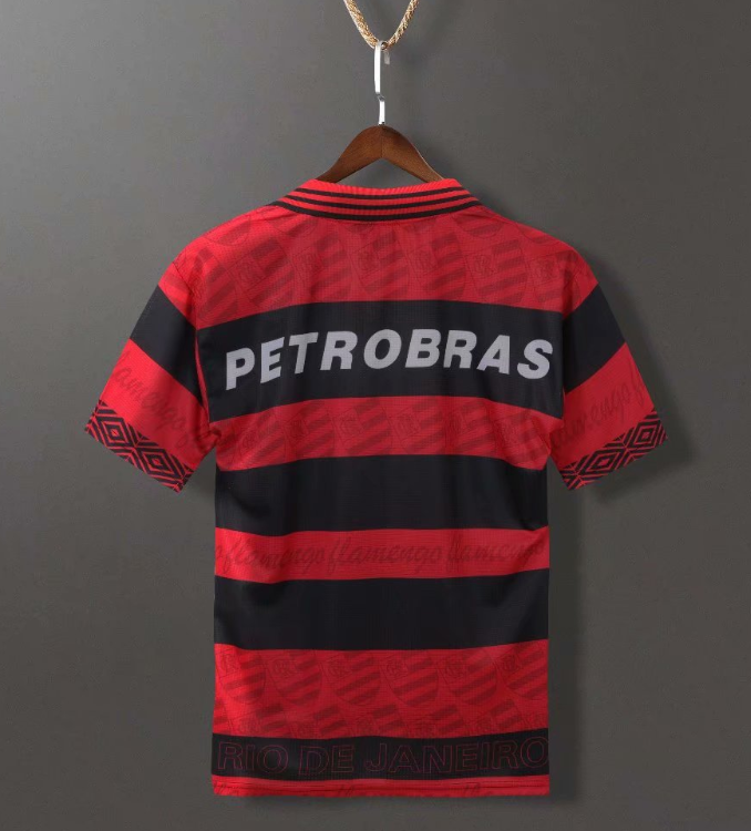 Retro Jersey 1995 Flamengo Home Red/Black Soccer Jersey Vintage Football Shirt