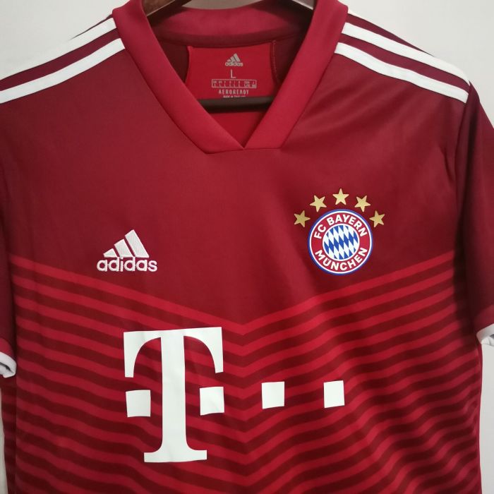 Retro Jersey 2021-2022 Bayern Munich Home Soccer Jersey Vintage Football Shirt