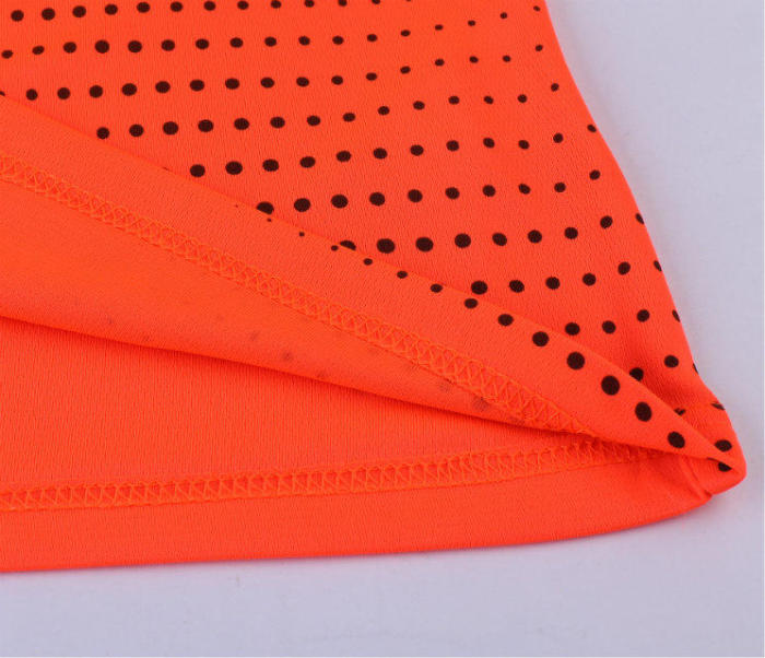 #903 Orange Soccer Training Uniform Blank Jersey and Shorts