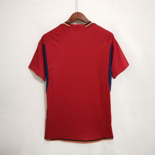 Fans Version 2022 World Cup Spain Home Soccer Jersey Camiseta de España Football Shirt