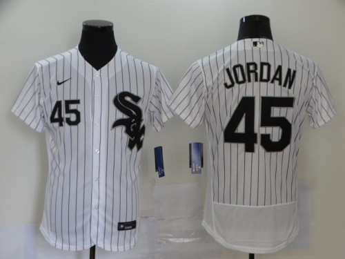 Chicago White Sox 45 JORDAN White Flexbase Jersey