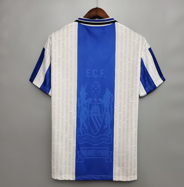Retro Jersey 1994-1996 Manchester United Away Soccer Jersey Vintage Football Shirt