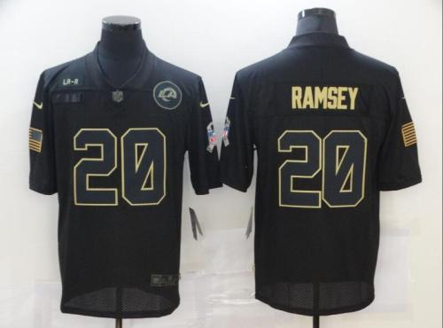 Jacksonville Jaguars 20 RAMSEY Black 2020 Salute To Service Limited Jersey