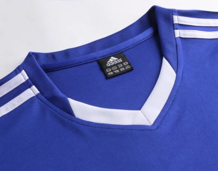 #809 Blue Soccer Training Uniform Blank Jersey and Shorts