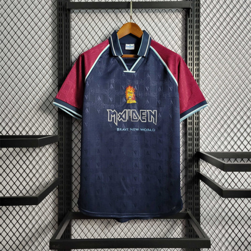 Retro Jersey 1999 West Ham Iron Maiden Home Soccer Jersey