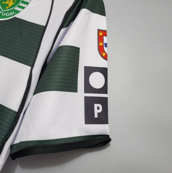 Retro Jersey 2001-2003 Sporting Lisbon Home Soccer Jersey