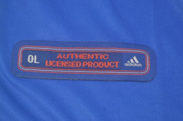 Retro Jersey 1999-2000 Lyon Away Blue Soccer Jersey Vintage Olympique Lyonnais Football Shirt