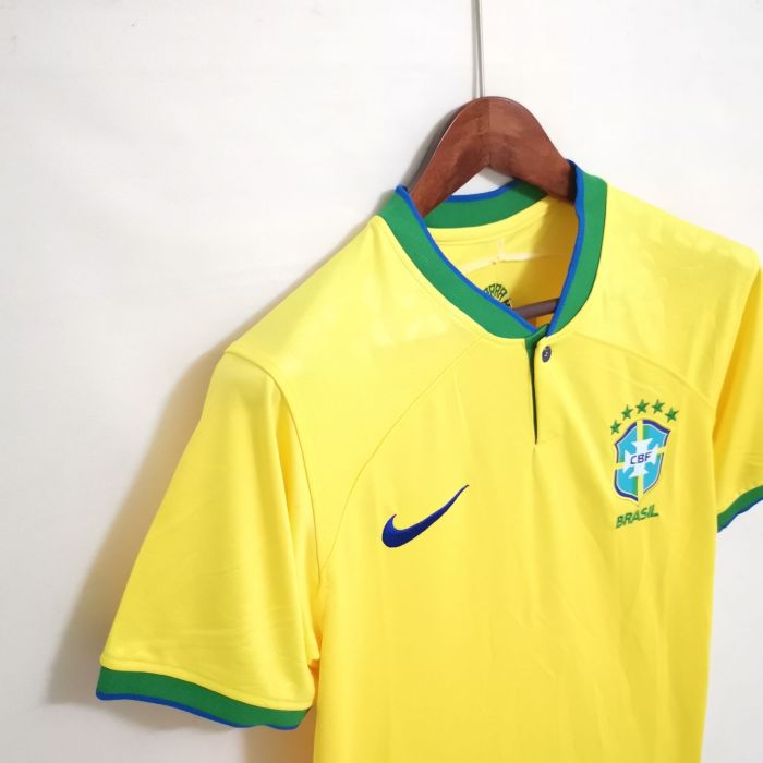 Fans Version 2022 World Cup Brazil Home Soccer Jersey