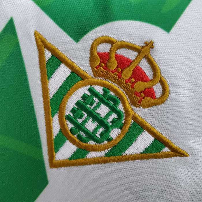 Retro Jersey 1994-1995 Real Betis Home Soccer Jersey Vintage Football Shirt