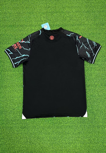 Fans Version 2023-2024 Manchester City 3rd Away Soccer Jersey Man City Football Shirt