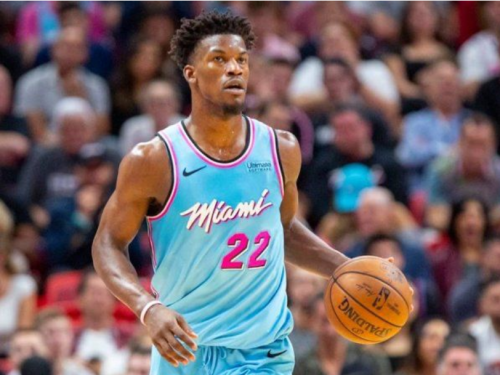 Miami Heat Butler 22 Blue NBA Jersey