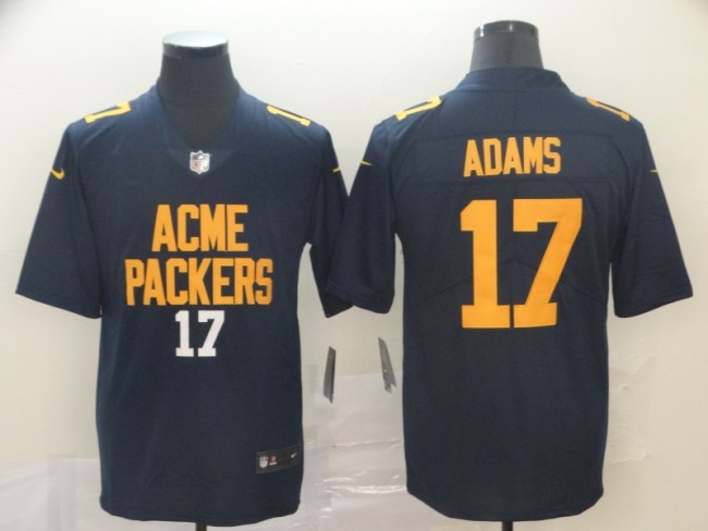 City Version Green Bay Packers #2 ADAMS Black NFL Jersey