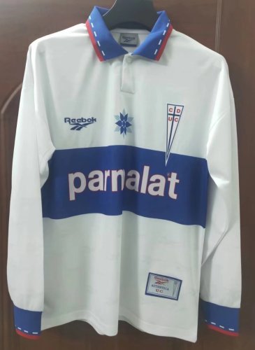 Retro Jersey Long Sleeve 1998 Club Deportivo Universidad Cat&oacute;lica Home Soccer Jersey