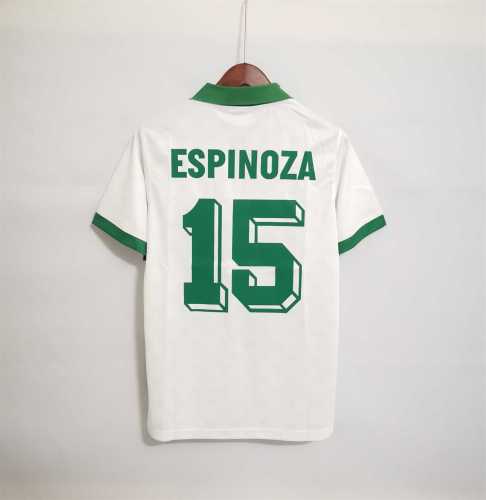 Retro Jersey 1995 Mexico ESPINOZA 15 Away White Soccer Jersey