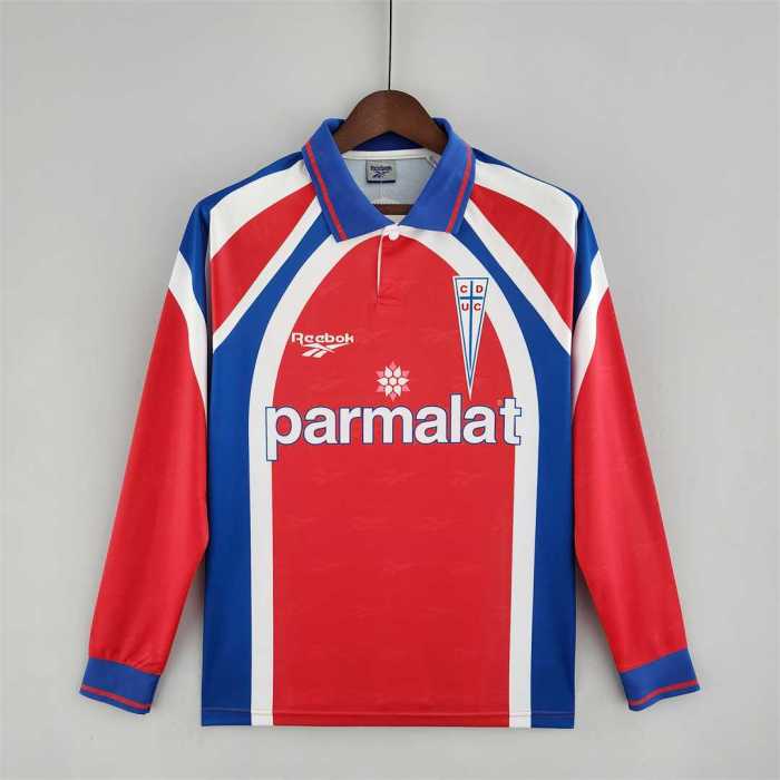 Retro Jersey Long Sleeve 1998 Club Deportivo Universidad Cat&oacute;lica Away Soccer Jersey