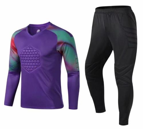 8855 Purple Soccer Training Jersey and Long Pants