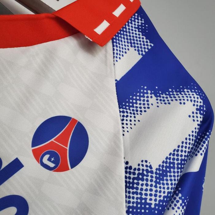 Retro Jersey 1993-1994 PSG Away Soccer Jersey Vintage Paris Football Shirt