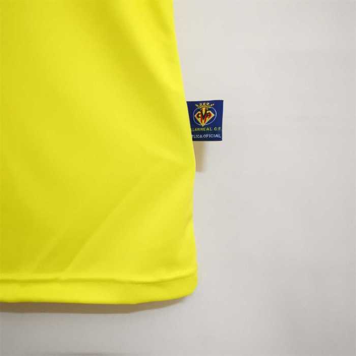 Retro Jersey 2005-2006 Villarreal Home Soccer Jersey Football Shirt