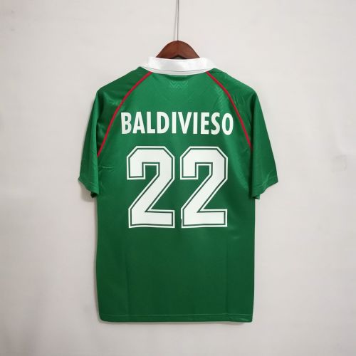 Retro Jersey 1994 Bolivia BALDIVIESO 22 Home Soccer Jersey Vintage Football Shirt
