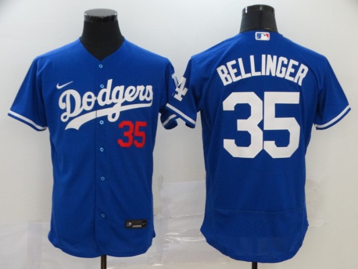 Los Angeles Dodgers 35 BELLINGER Blue 2020 Flexbase Jersey