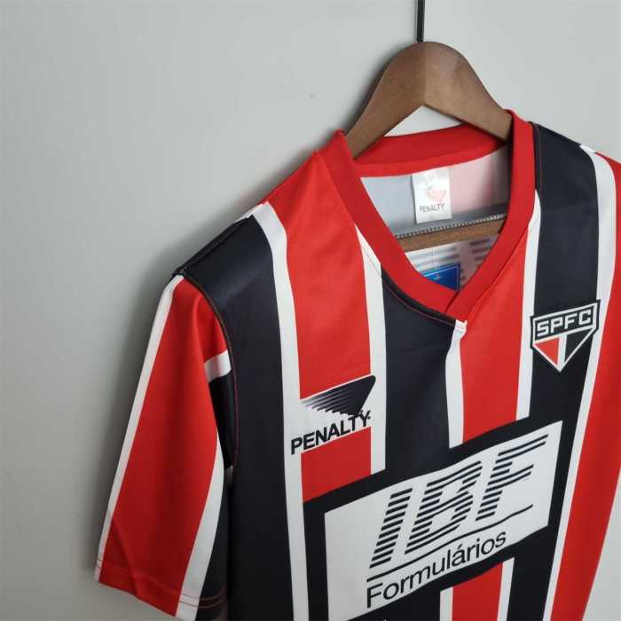 Retro Jersey 1991 Sao Paulo Away Soccer Jersey Vintage Football Shirt
