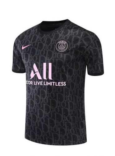 Fans Version 2022-23 PSG Black Soccer Training Jersey