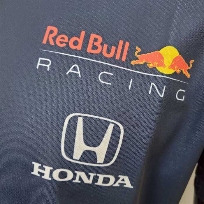 F1 Formula One racing suit; Honda Red Bull racing suit Royal Blue Racing Jersey