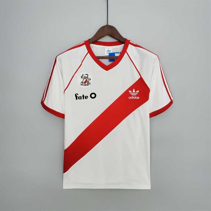 Retro Jersey 1986 River Plate Home Soccer Jersey Vintage Football Shirt
