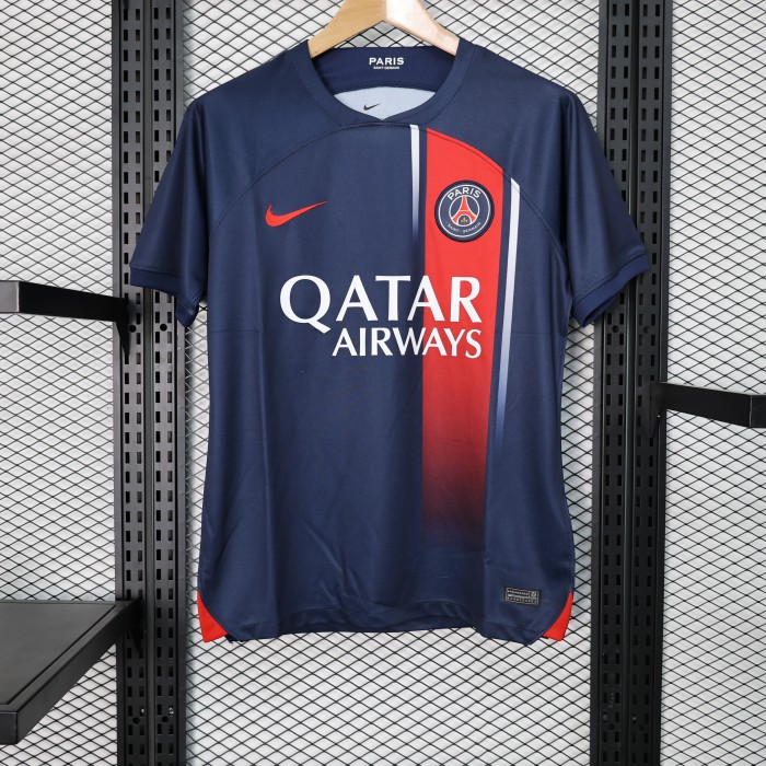 Maillot PSG Fans Version 2023-2024 Paris Saint-Germain Home Soccer Jersey S,M,L,XL,2XL,3XL,4XL