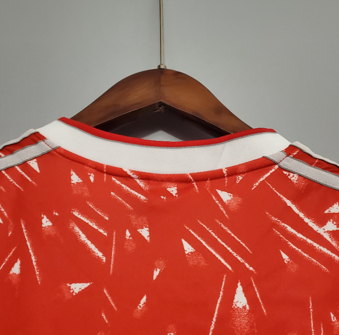Retro Jersey 1989-1991 Liverpool Home Red Soccer Jersey Vintage Football Shirt