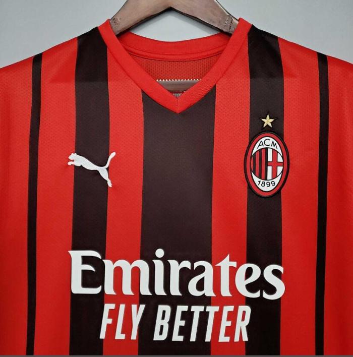 Fans Version 2021-2022 AC Milan Home Soccer Jersey