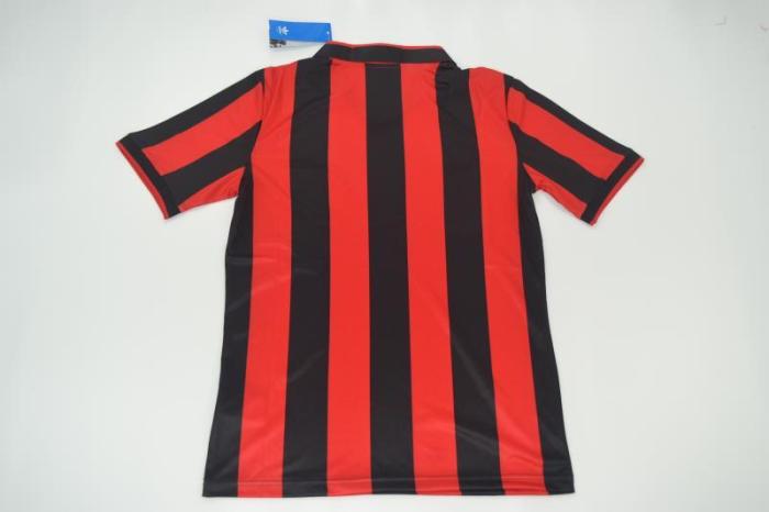 Retro Jersey 1991-1992 AC Milan Home Soccer Jersey Vintage Football Shirt