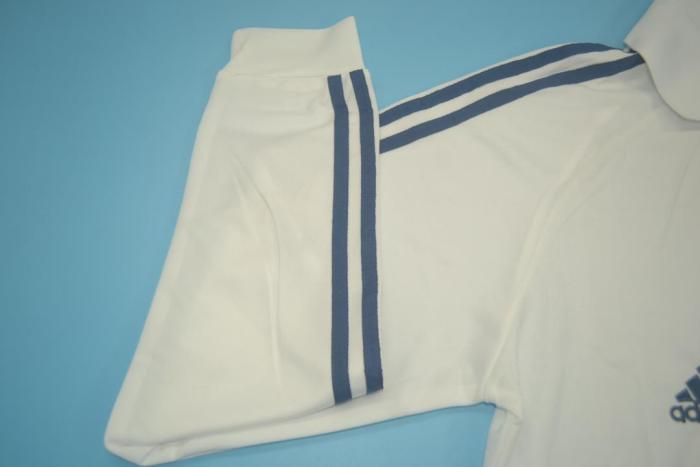 Long Sleeve Retro Jersey 2001 Real Madrid Home Soccer Jersey