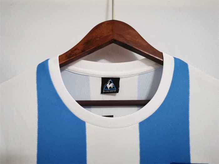Retro Jersey Long Sleeve 1986 Argentina Home Soccer Jersey Vintage Football Shirt
