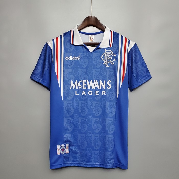 Retro Jersey Rangers 1996-1997 Home Blue Soccer Jersey