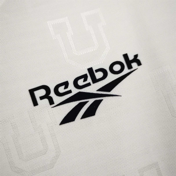 with Sponor Logo Retro Jersey 1998 Universidad de Chile Away White Soccer Jersey