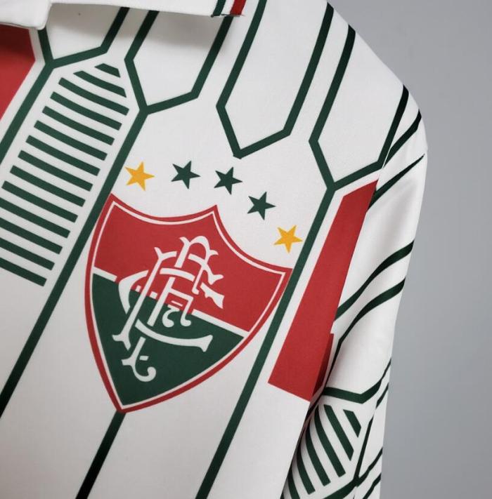 Retro Jersey 1989-1990 Fluminense Away White Soccer Jersey