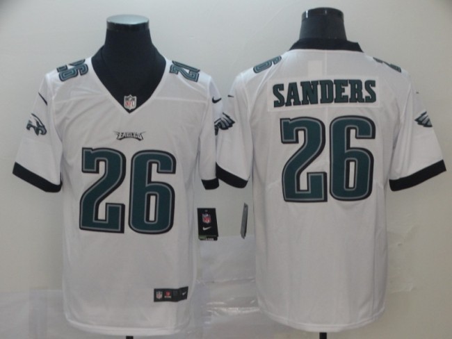Philadelphia Eagles 26 Miles Sanders White NFL Jersey