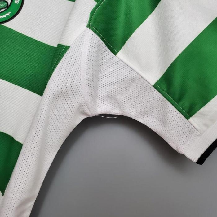 Retro Jersey 2001-2003 Celtic Home Soccer Jersey Vintage Football Shirt