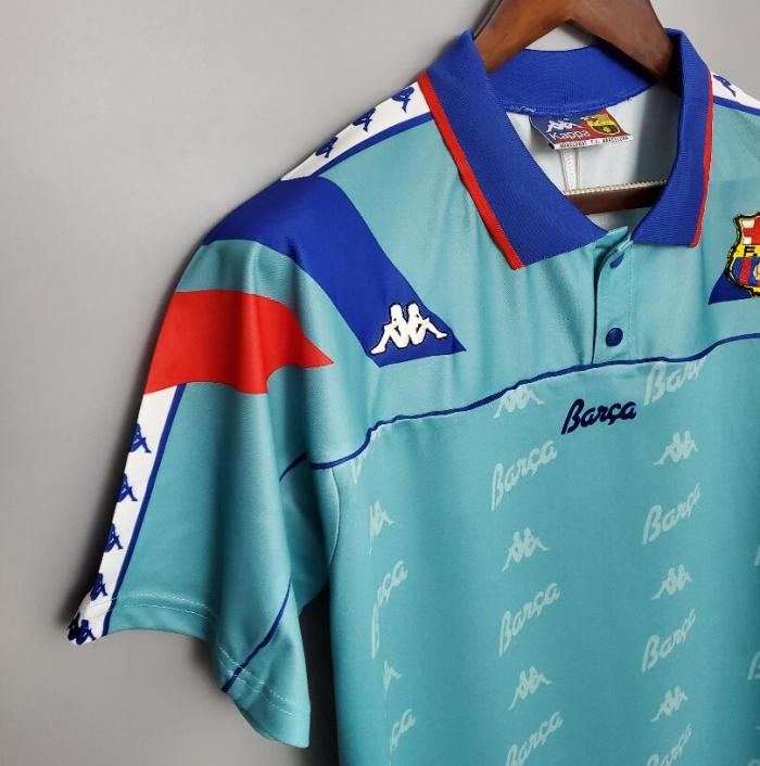 Retro Jersey 1992-1995 Barcelona Away Soccer Jersey Vintage Football Shirt