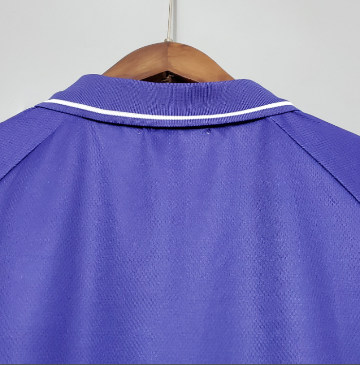 Retro Jersey 1999-2000 Fiorentina Home Soccer Jersey Vintage Football Shirt