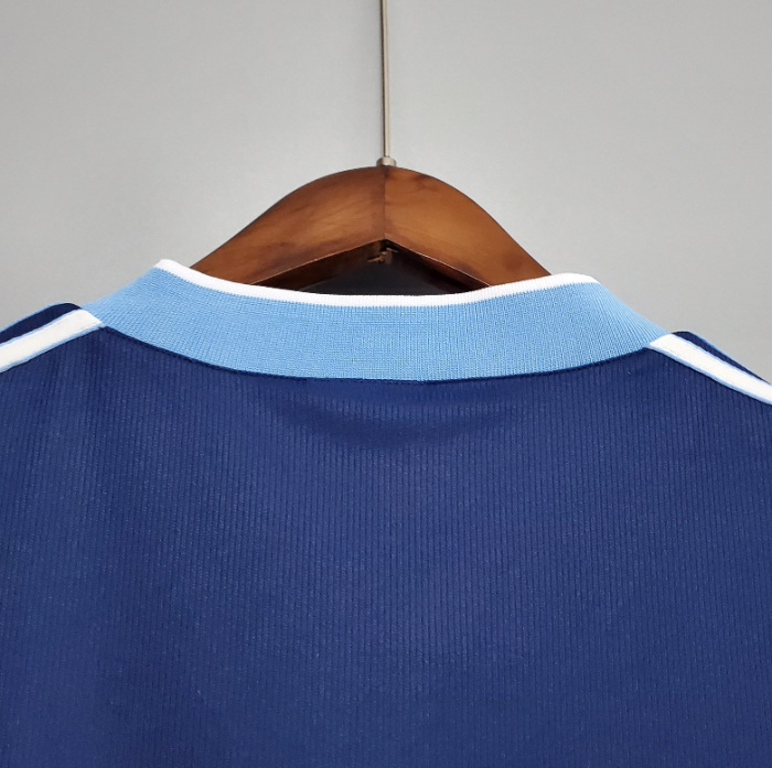 Retro Jersey 1998 Argentina Away Soccer Jersey Blue Vintage Football Shirt
