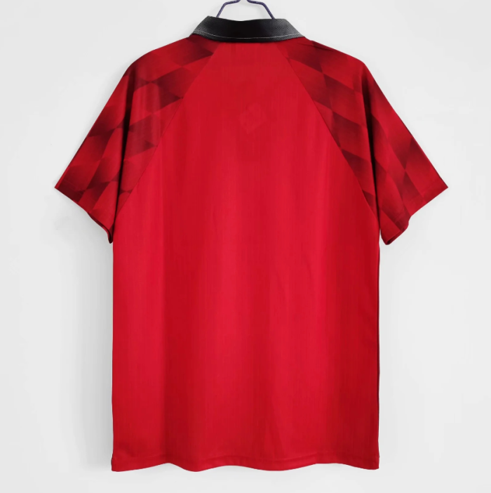 Retro Jersey 1996-1997 Manchester United Home Soccer Jersey Vintage Football Shirt