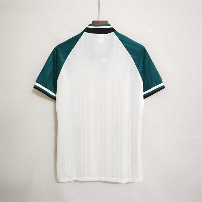 Retro Jersey 1993-1995 Liverpool Away White Soccer Jersey Vintage Football Shirt