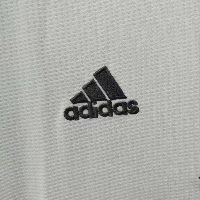 Long Sleeve Retro Jersey Real Madrid 2015-2016 Home Soccer Jersey White Vintage Real Camisetas de Futbol