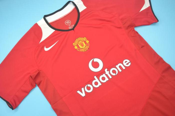 Retro Jersey 2004-2005 Manchester United Home Soccer Jersey