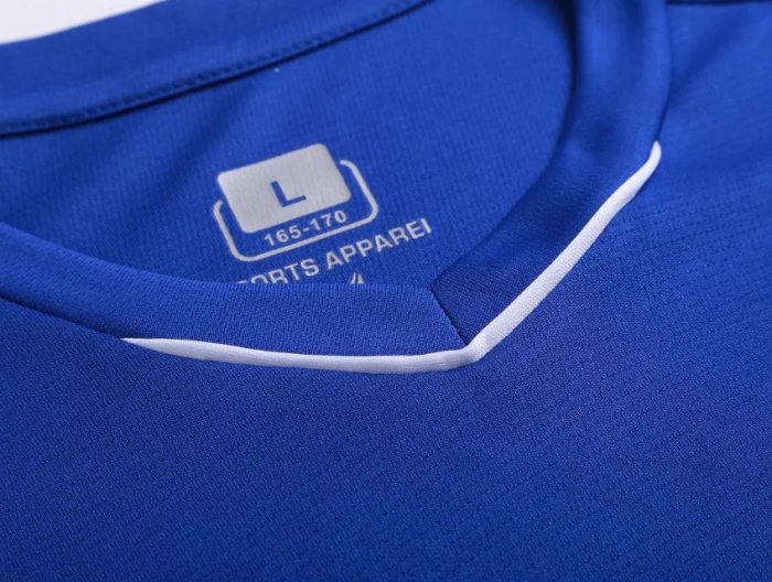 #306 Blue Adult Soccer Training Uniform Jersey and Shorts with pocket