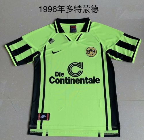 Retro Jersey BVB 1996 Green Home Soccer  Jersey