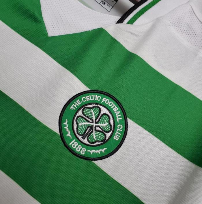 Retro Jersey 2001-2003 Celtic Home Soccer Jersey Vintage Football Shirt